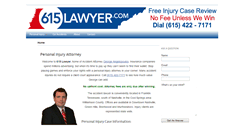 Desktop Screenshot of 615lawyer.com